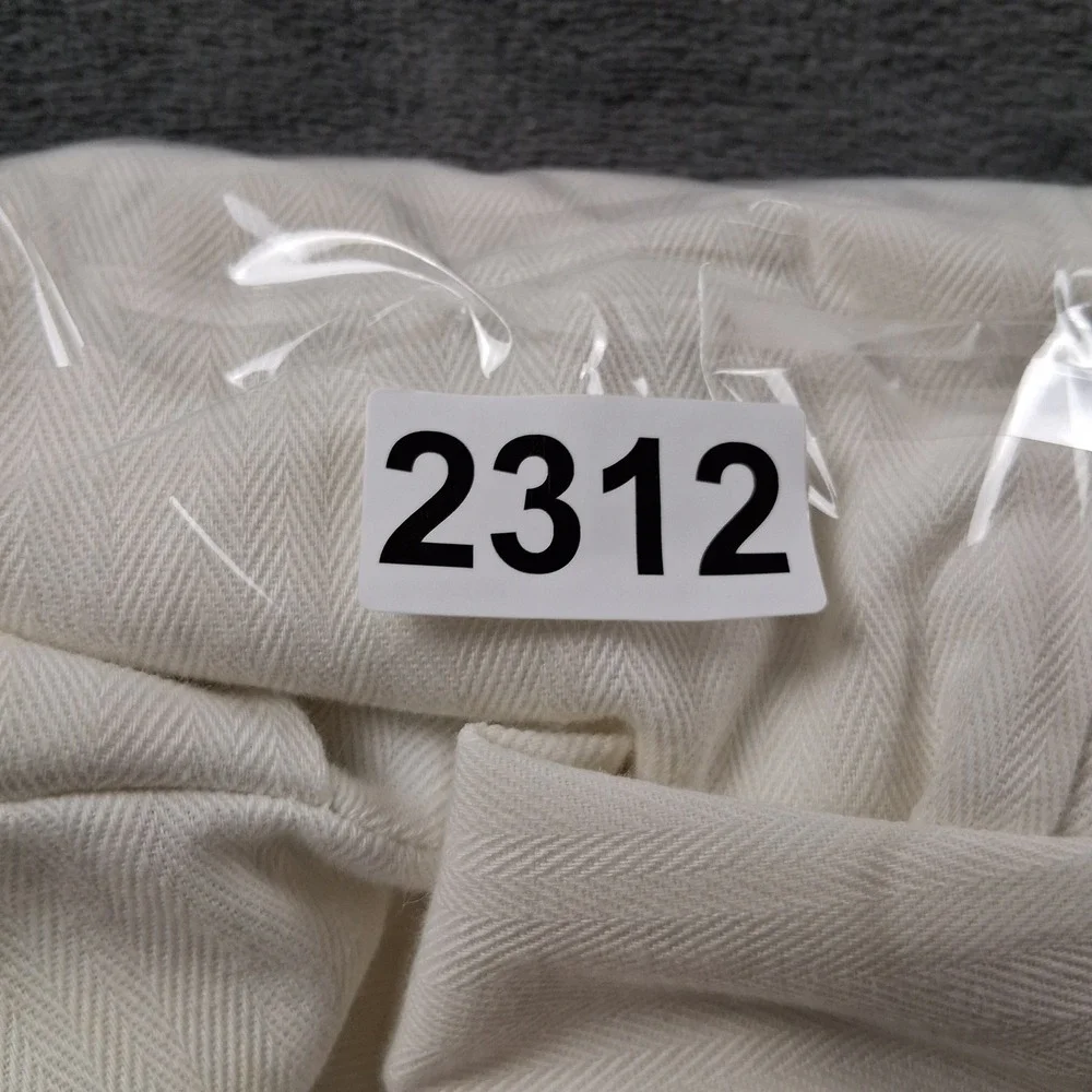 Big Mac Saudia Coveralls Mens 36R White Vintage Herringbone Twill Jumpsuit